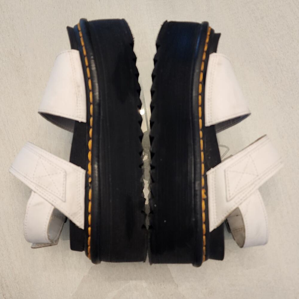 Dr. Martens White and Black Platform Sandals - Picture 4 of 9